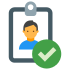 permanent hiring icon