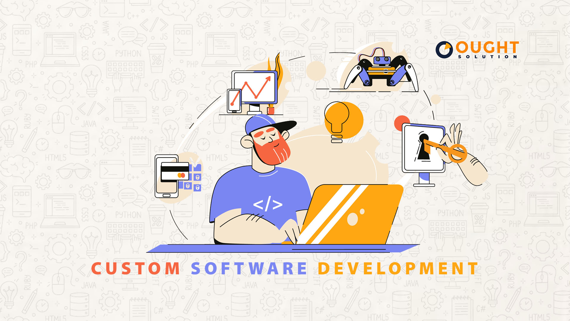 custom software development banner